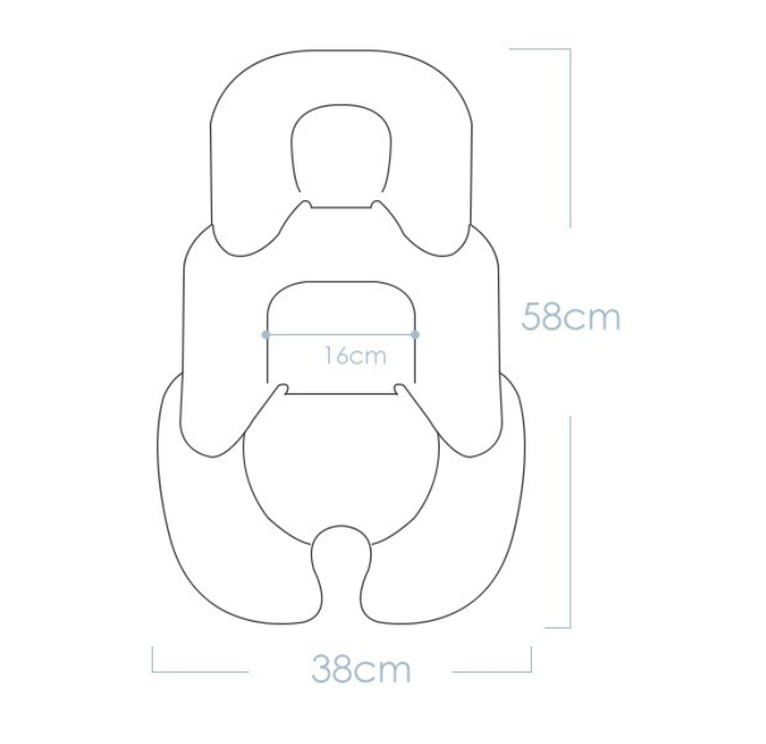 👶 Protector Acolchado Universal para Recién Nacidos