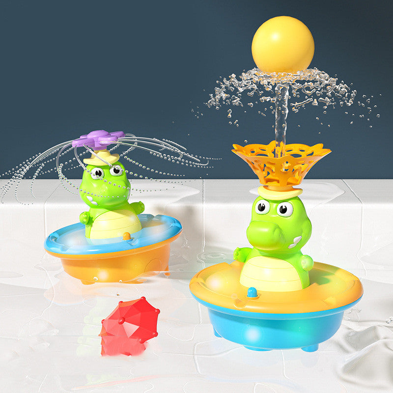 ✨ Juguete de Agua para Baño Bebé con Luces y Burbujas