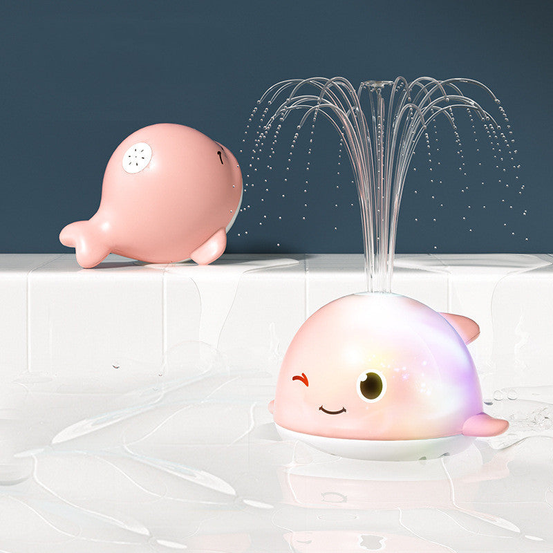 ✨ Juguete de Agua para Baño Bebé con Luces y Burbujas