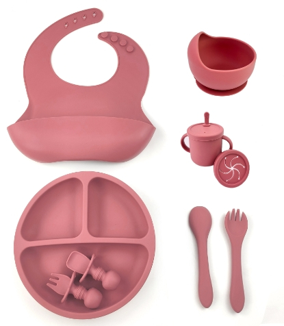 ✅ Kit de Alimentación para Bebé de Silicona Premium
